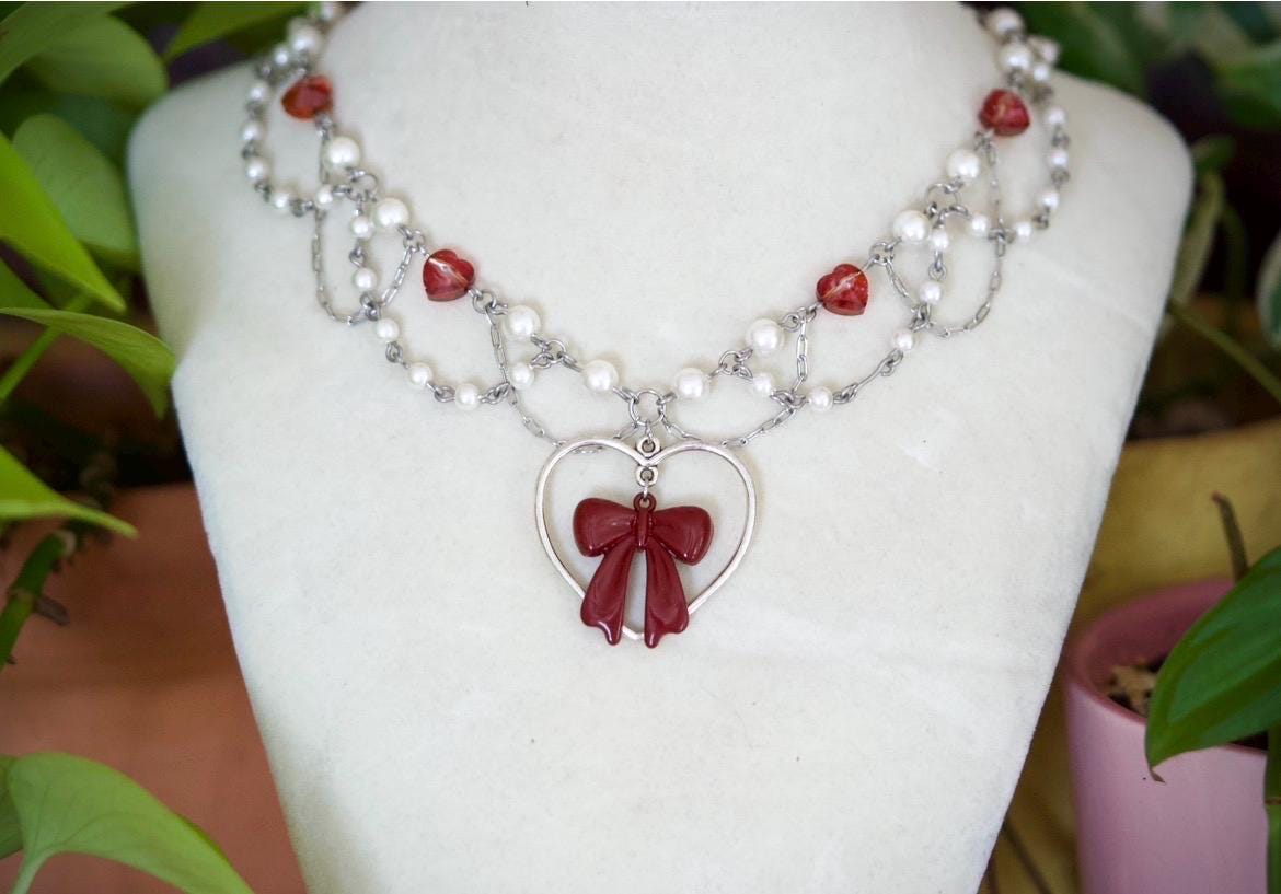 Put a Bow On It Choker and Earring Set