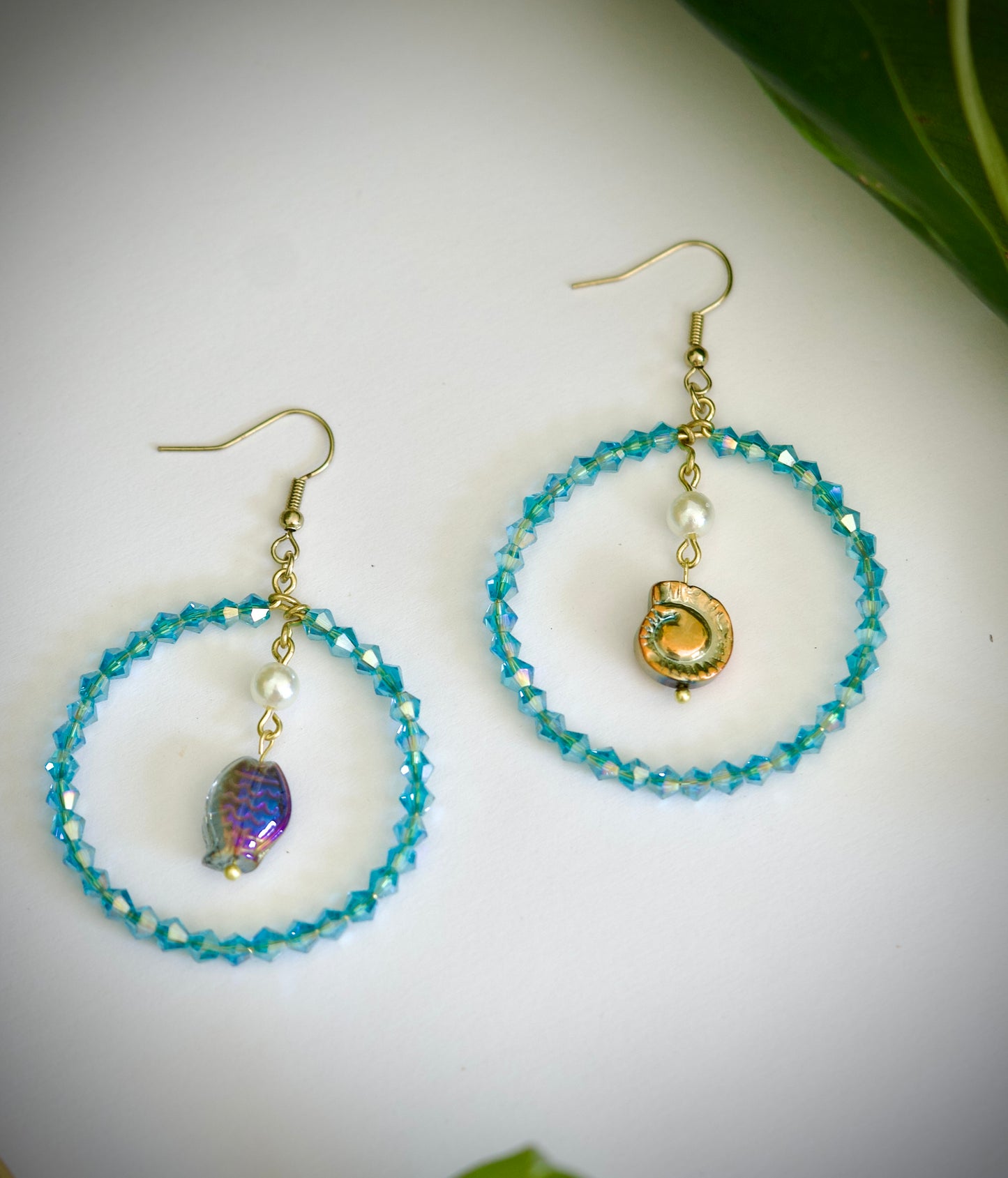 Charm Hoop Earrings (SALE)