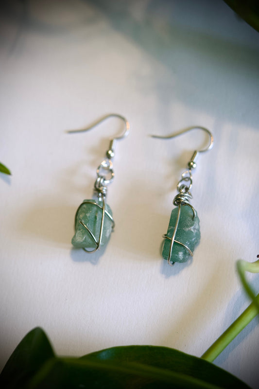 Quartz Crystal Earrings