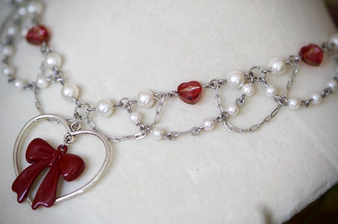 Put a Bow On It Choker and Earring Set