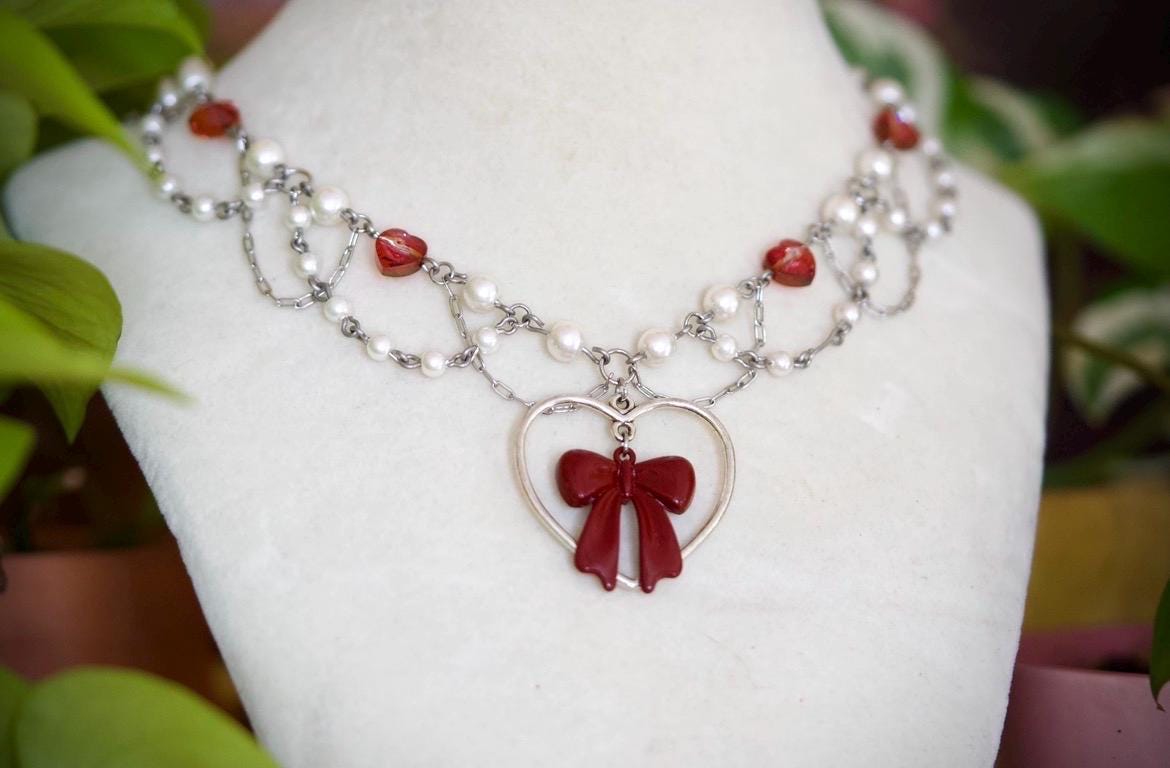 Put a Bow On It Choker and Earring Set